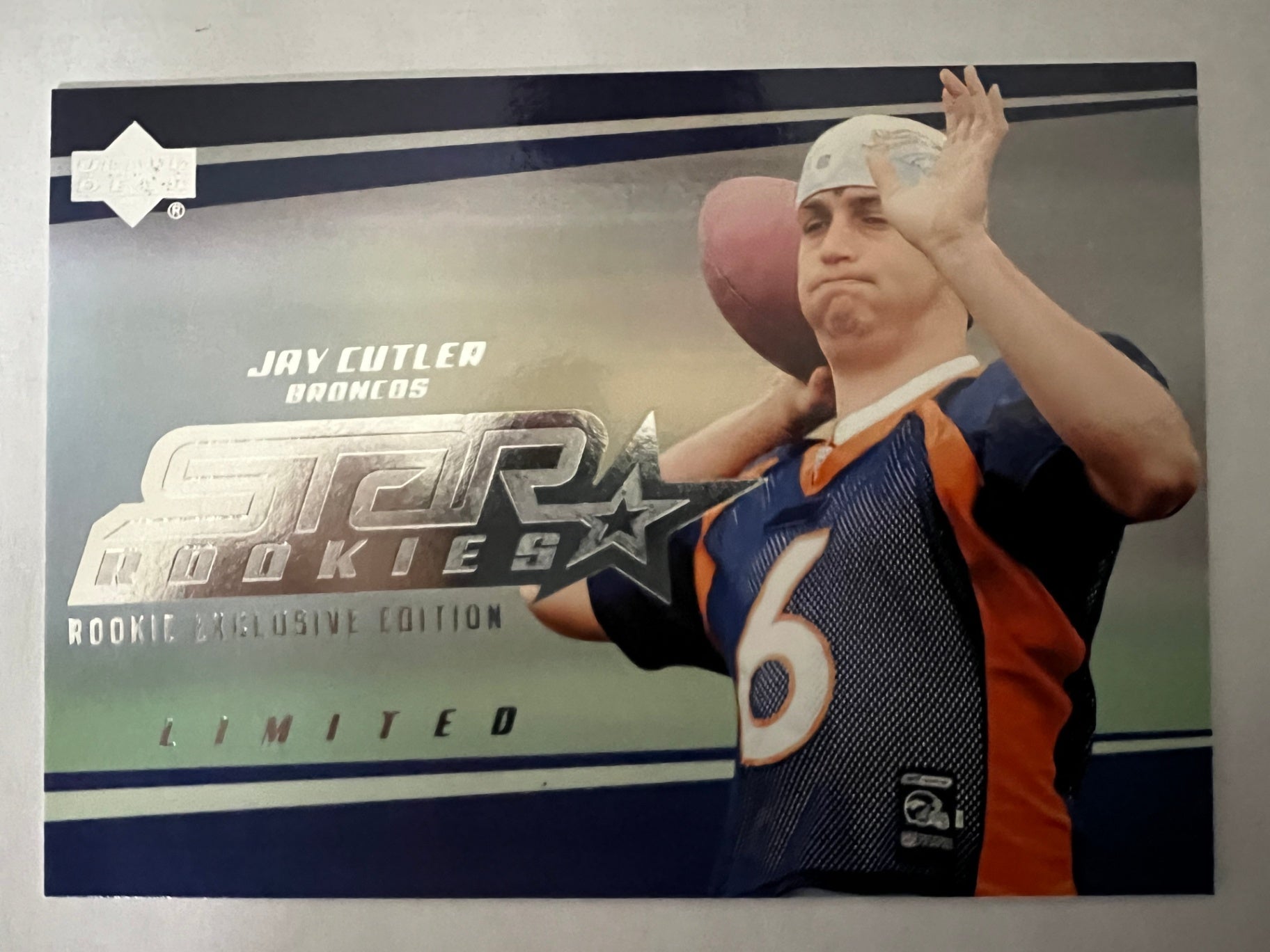 2006 Upper Deck #210 Jay Cutler Denver Broncos RC Rookie Card Star Rookies