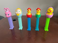 Lot of 10 Easter Holiday PEZ Dispensers - Bunnies, Chicks in Eggs, Humpty Dumpty