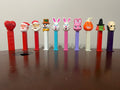 Lot of 10 Mixed Holiday PEZ - Santa, Frosty, Bunny, Pumpkin, Witch