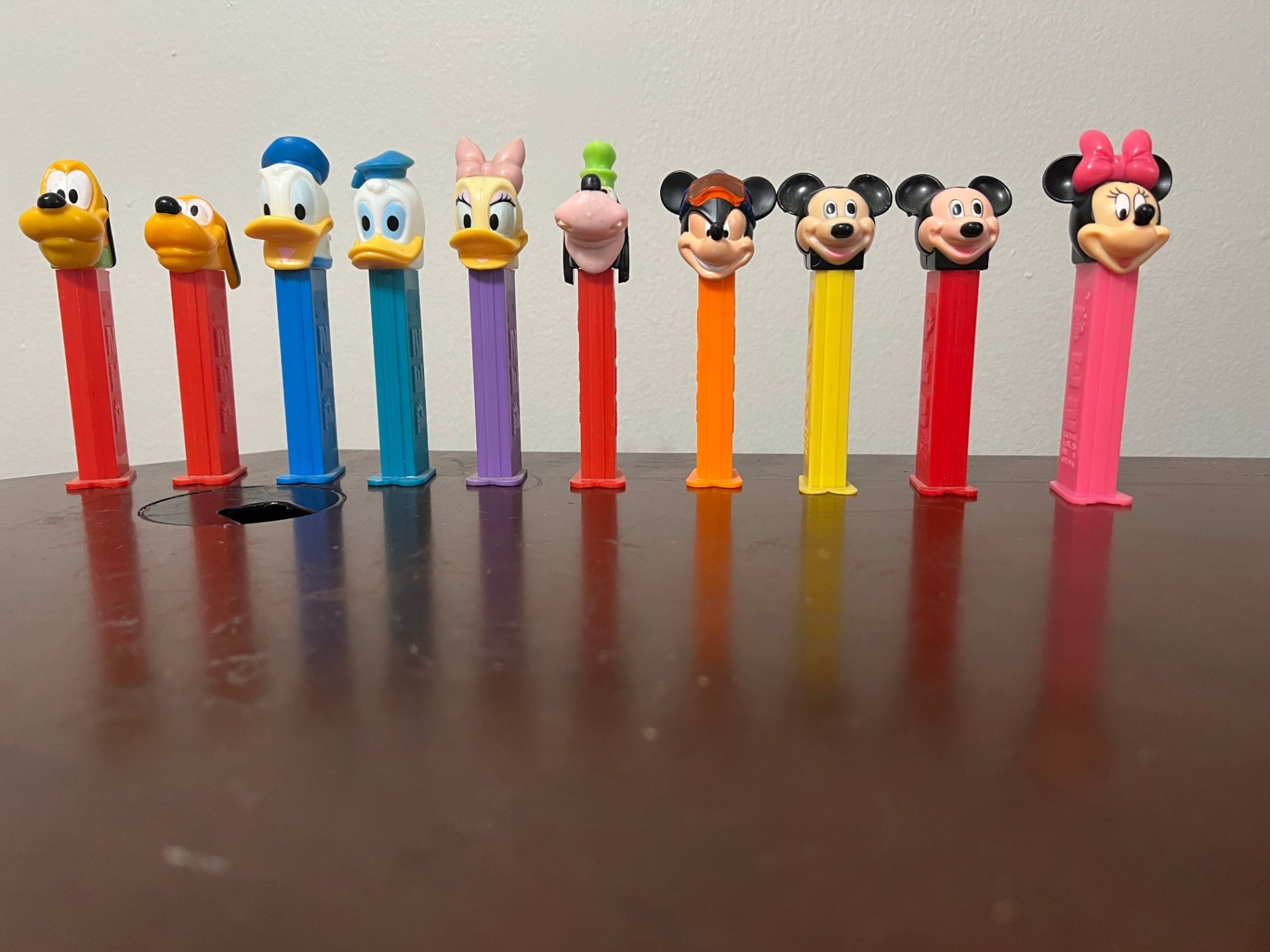 Lot of 10 Disney PEZ Dispensers - Mickey, Minnie, Donald, Goofy