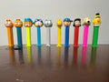 Lot of 10 PEZ - Garfield Nermal Snoopy Woodstock Lucy Linus Bert