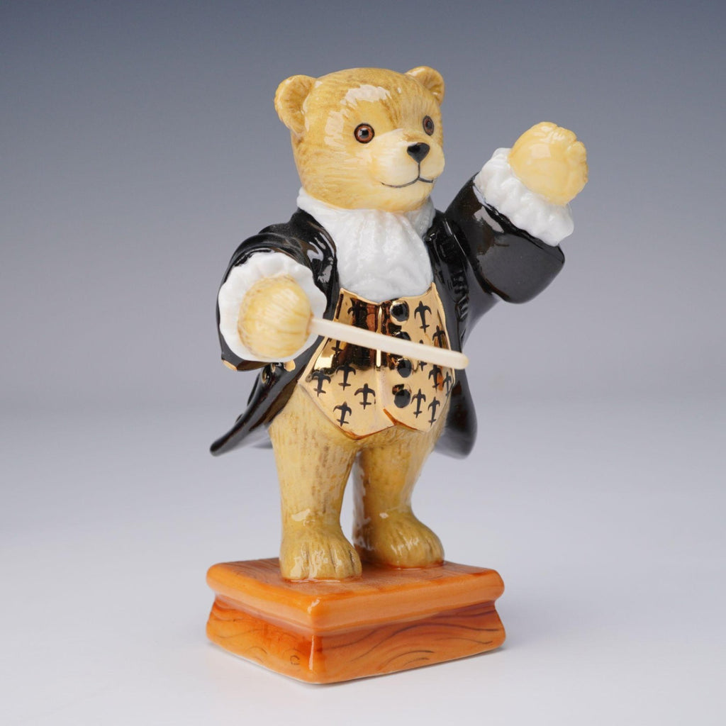 3pc Halcyon Days Teddy Orchestra Figures Lord Archibald Peregrine Count Cornelius