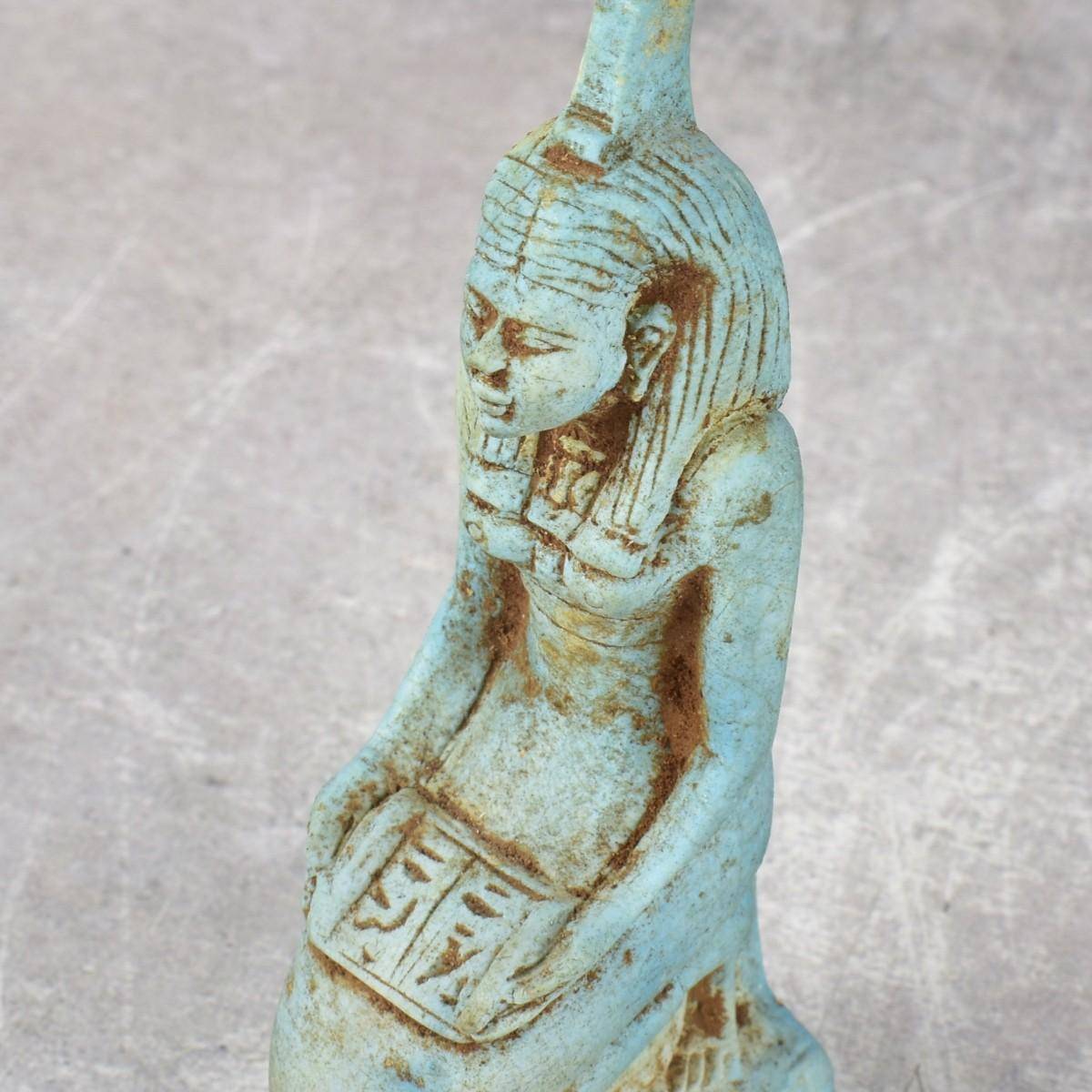 Vintage Egyptian Style Stone & Faience God/Goddess Collection (Set of 8)