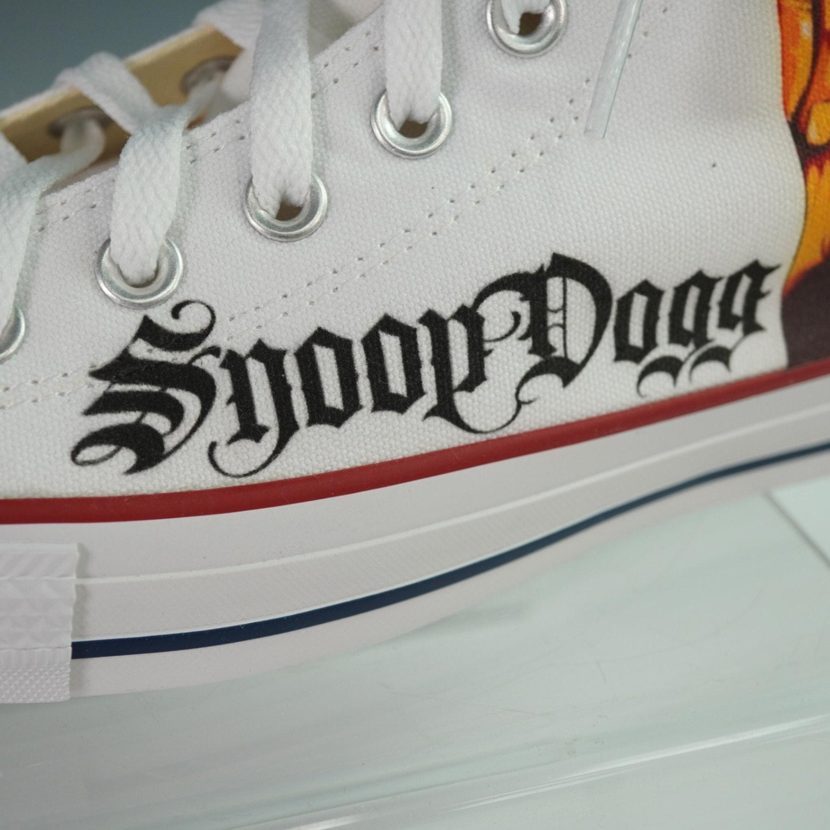 Converse Chuck Taylor High Top Snoop Dogg Custom Shoes White Mens 9 Womens 11