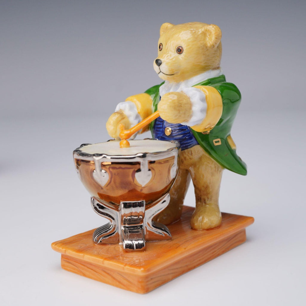 3pc Halcyon Days Teddy Orchestra Figures Lord Archibald Peregrine Count Cornelius