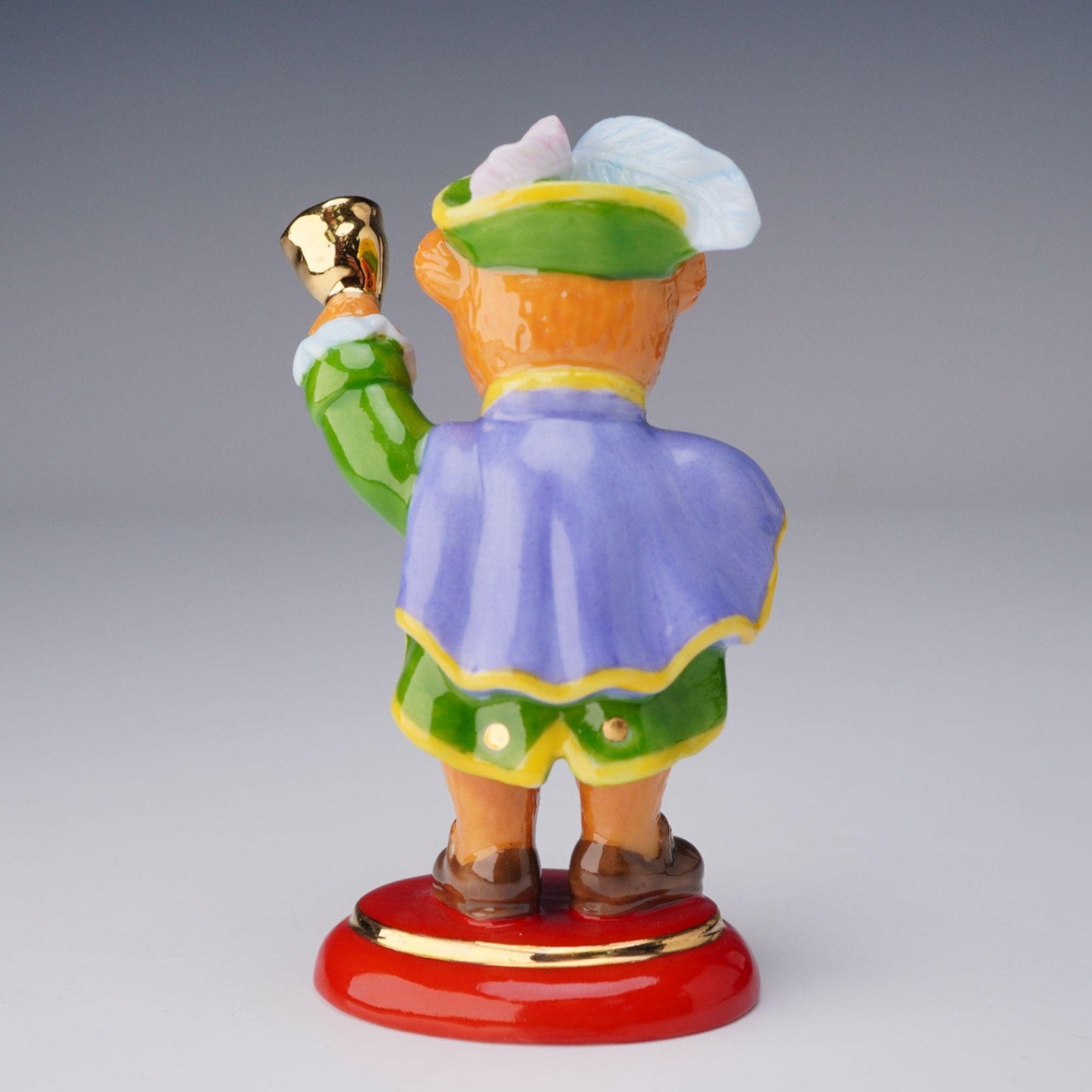Halcyon Days Town Crier Teddy Bear 2003 Teddy of the Year Figurine Boxed