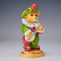 Halcyon Days Enamelled Porcelain Musical Bear Figurine Playing Banjo 2001 Boxed