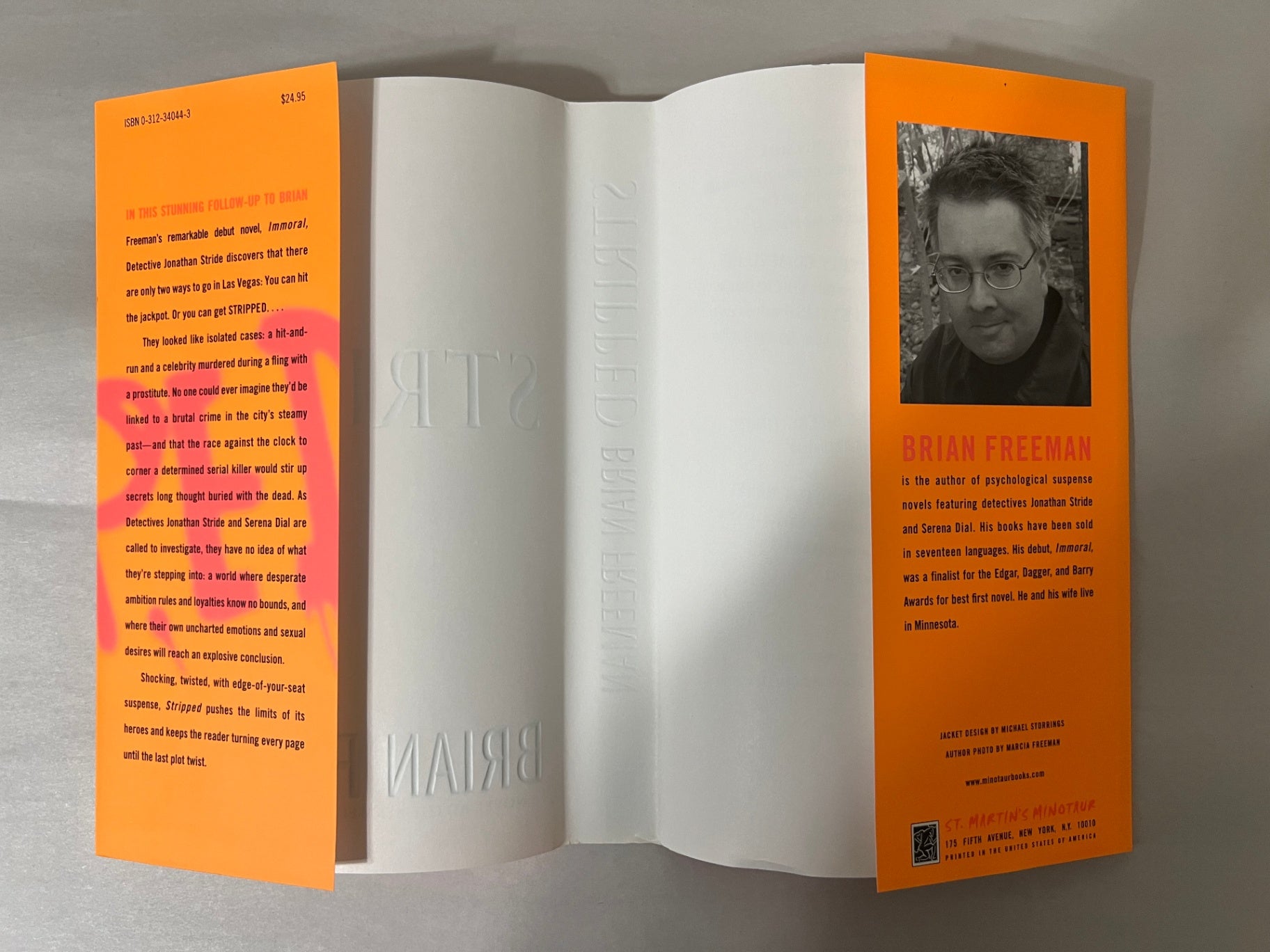 Stripped by Brian Freeman - Signed First Edition First Printing 2006 Hardcover