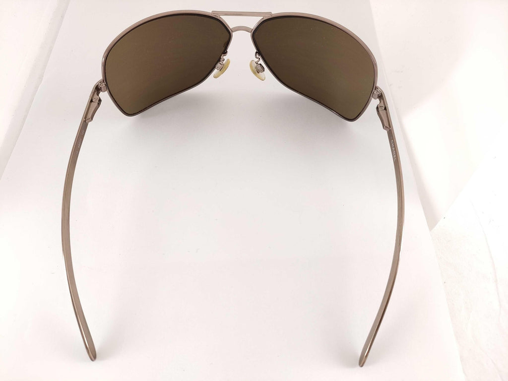 Authentic Chanel Wrapped Lens Sunglasses with CC Logo & Full Set