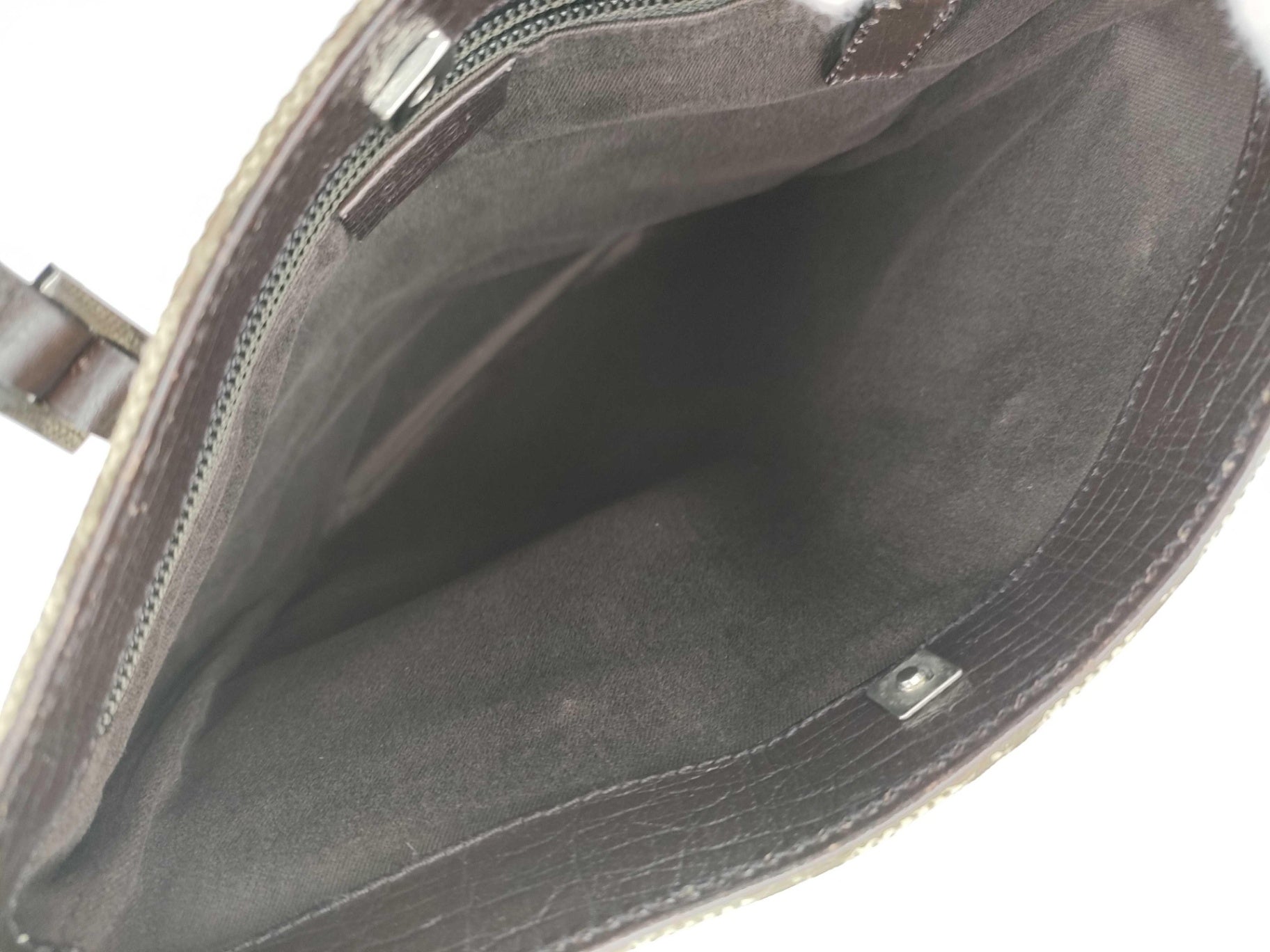 Authentic Gucci Original GG Supreme Vertical Tote Bag with Leather Trim