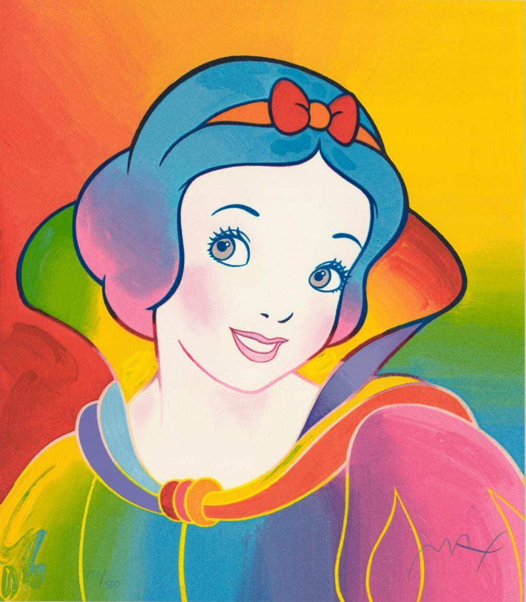 Peter Max Snow White Disney Suite Serigraph Signed Numbered 176/500 w/ COA