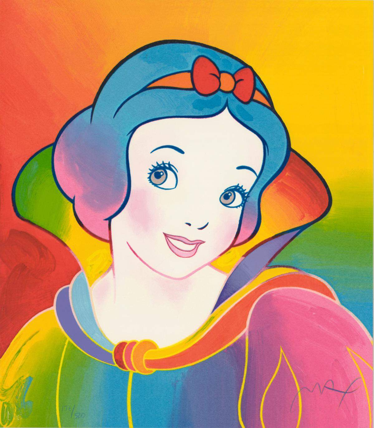 Peter Max Snow White Disney Suite Serigraph Signed Numbered 176/500 w/ COA