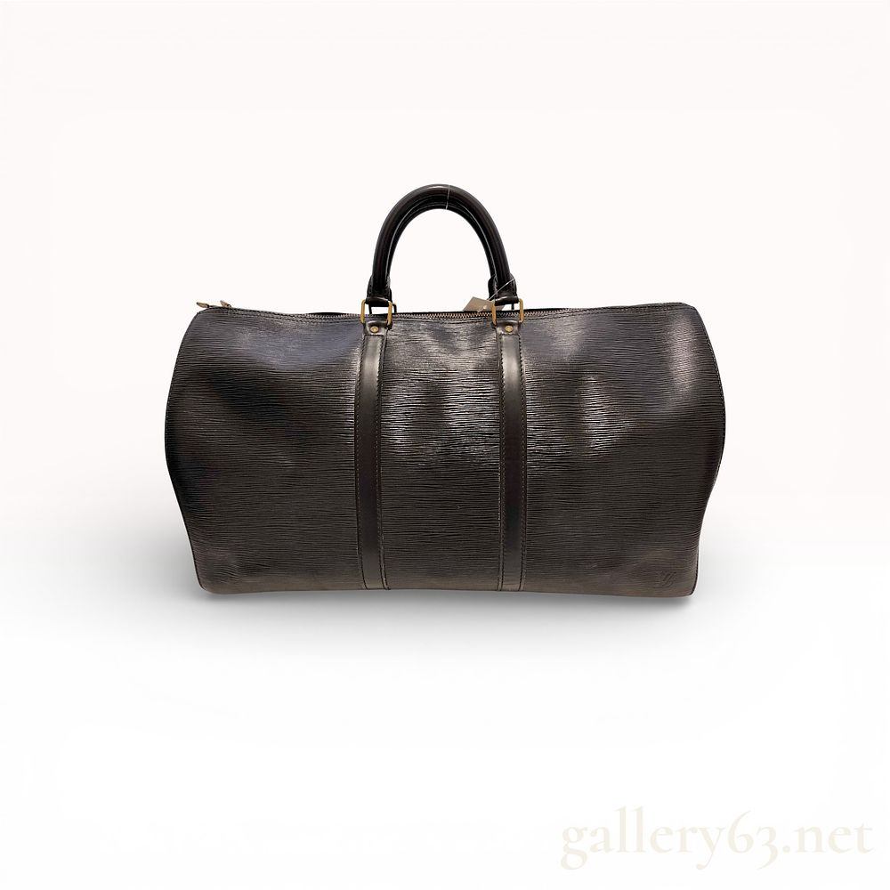 Louis Vuitton Keepall 50 Boston Bag Epi Leather Travel Duffel M59052