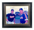 Cal Ripken Jr. & Nolan Ryan Hand Signed MLB Authenticated Framed Photo