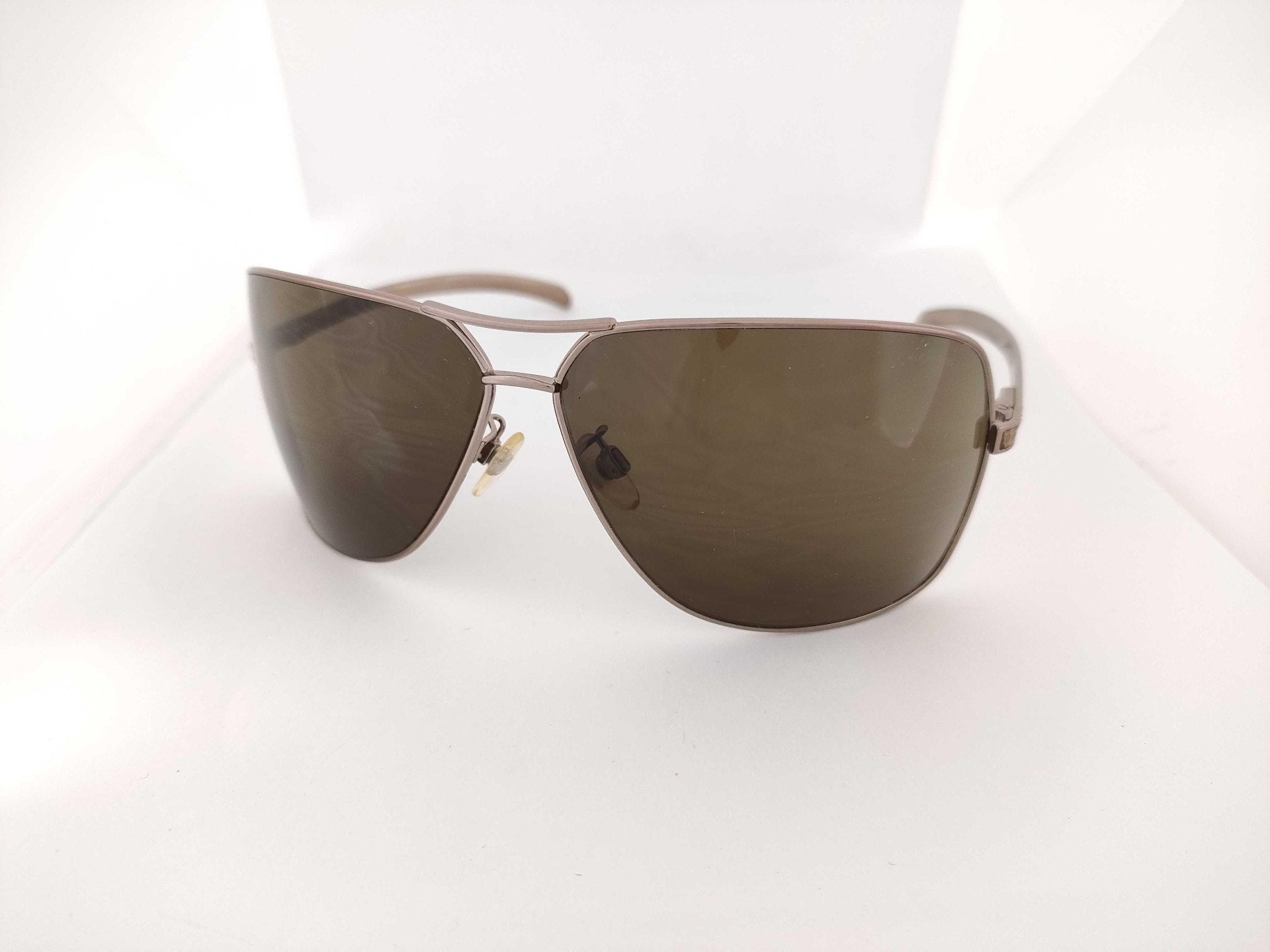 Authentic Chanel Wrapped Lens Sunglasses with CC Logo & Full Set