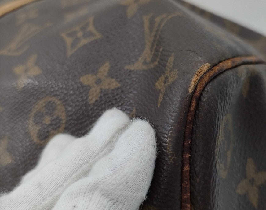 Authentic Louis Vuitton Keepall 45 Monogram Canvas Brown Travel Duffle Bag