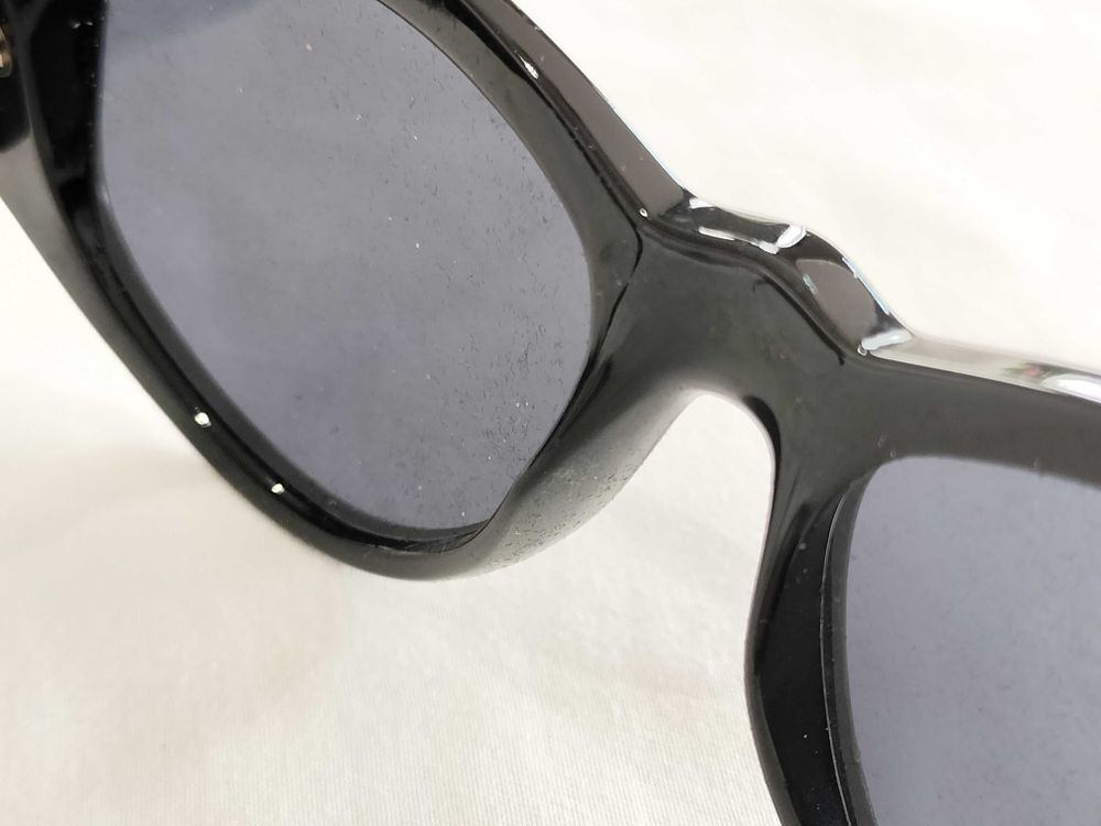 Authentic Vintage Gianni Versace 424 Col 852 Biggie Sunglasses Black Medusa