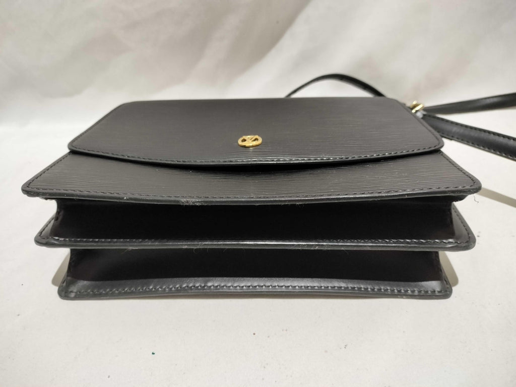 Authentic Louis Vuitton Grenelle M52362 Epi Leather Black Shoulder Bag