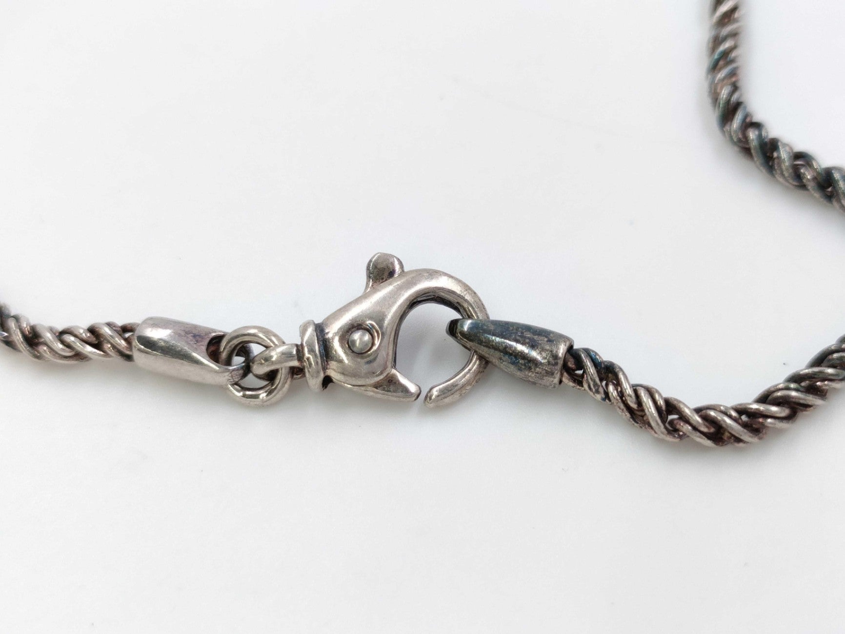 Tiffany & Co. Elsa Peretti Puzzle Heart Necklace Sterling Silver 18K Gold