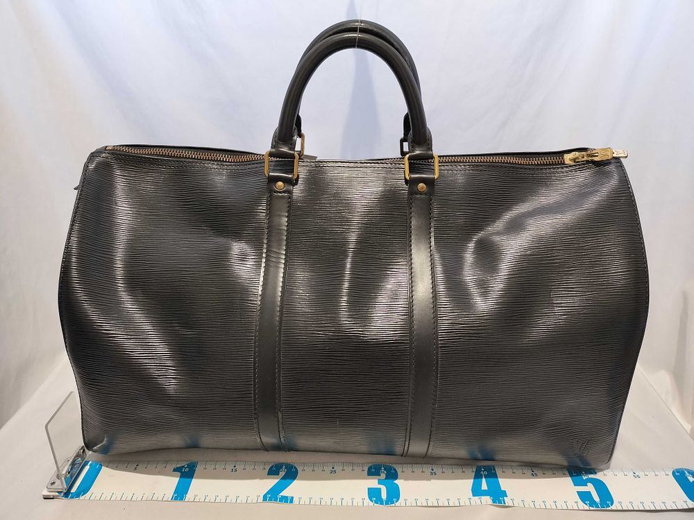 Louis Vuitton Keepall 50 Boston Bag Epi Leather Travel Duffel M59052