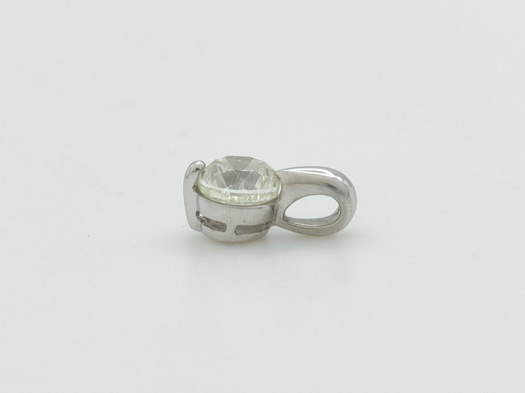 Authentic 1.008 Carat Natural Diamond Solitaire Pendant in Platinum