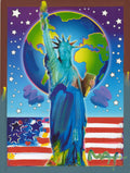 Original Peter Max Signed Mixed Media "Peace on Earth II" Artwork