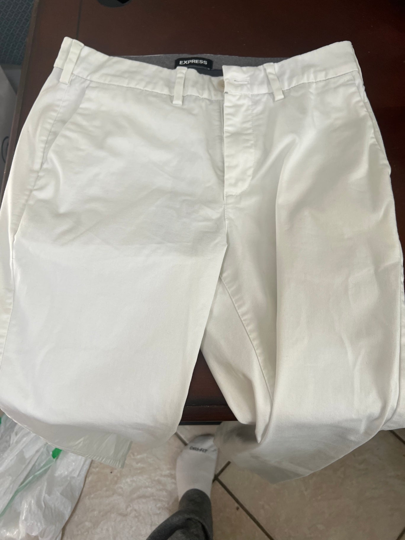 Lot of 5 Express Men's Dress Pants Size 28x30 29x30 Slim Fit Mixed Colors Bundle