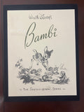 Walt Disney’s Bambi The Sketchbook Series 1997 Limited Edition with COA