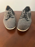 Aldo Gray and Black Canvas Lace-Up Sneakers Men's Size 7.5 Low Top