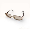 Christian Dior Vintage 2492 Gold Tone Rimless Sunglasses Light Tint Lenses