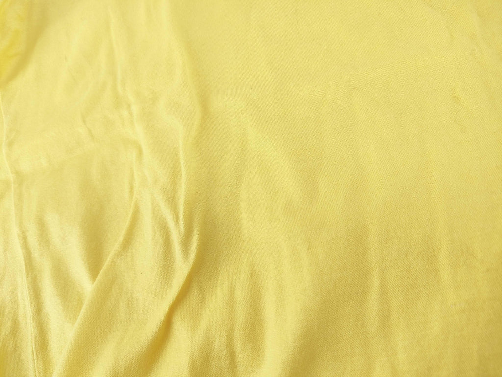 Hermes Yellow Cotton T-Shirt Statue Embroidery Men's Small Women's Medium