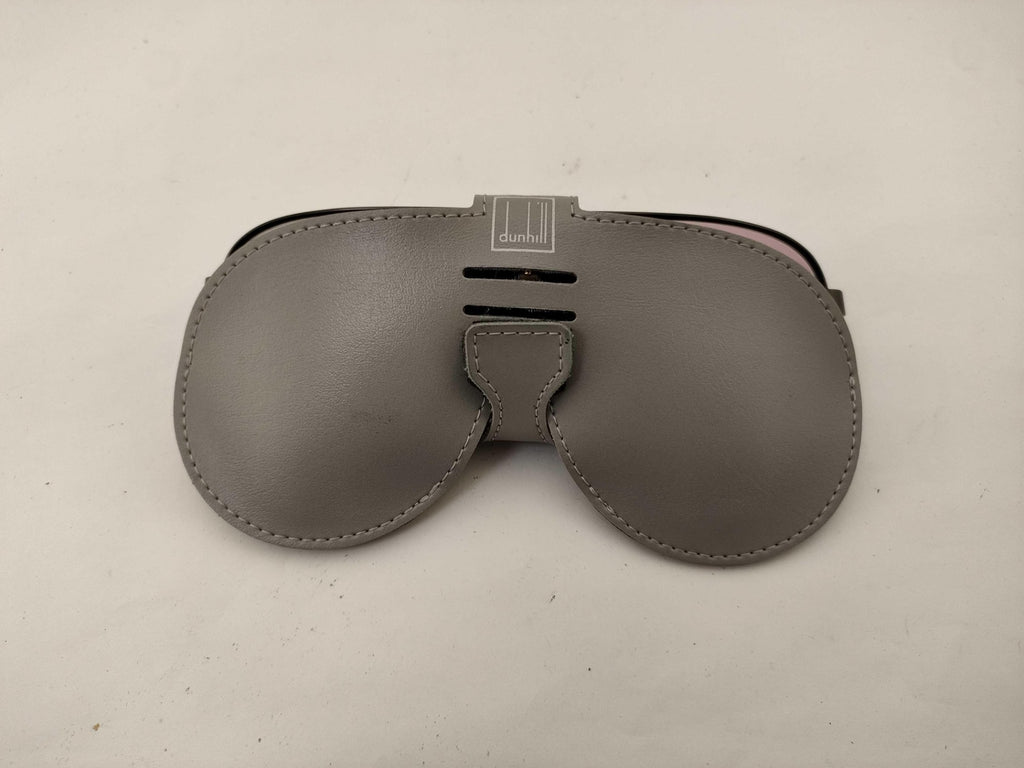 Dunhill 6043 91 Black Metal Aviator Sunglasses Gradient Lens Austria Luxury Case