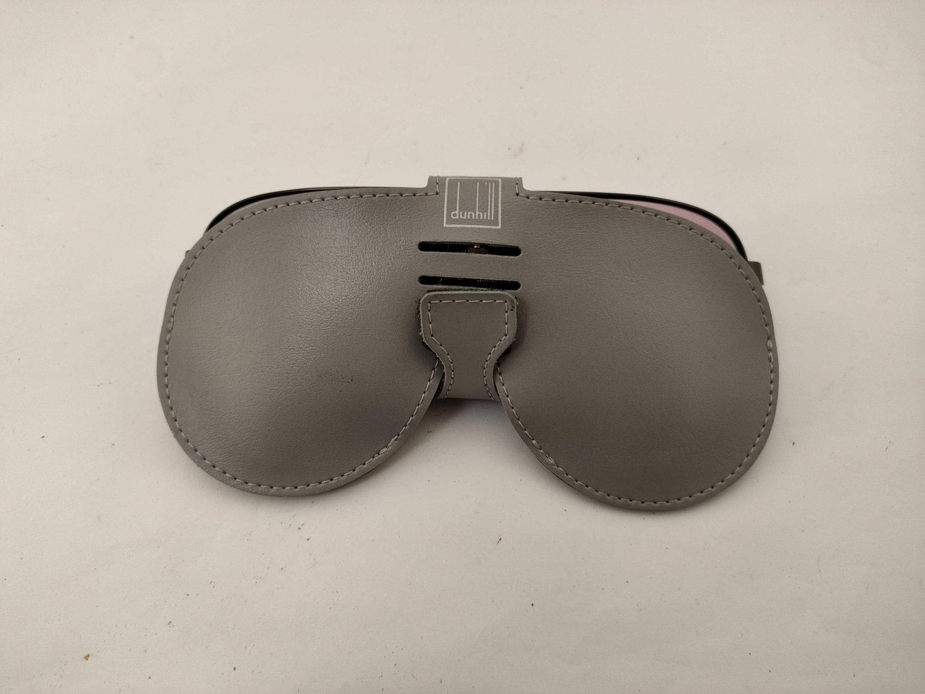 Dunhill 6043 91 Black Metal Aviator Sunglasses Gradient Lens Austria Luxury Case