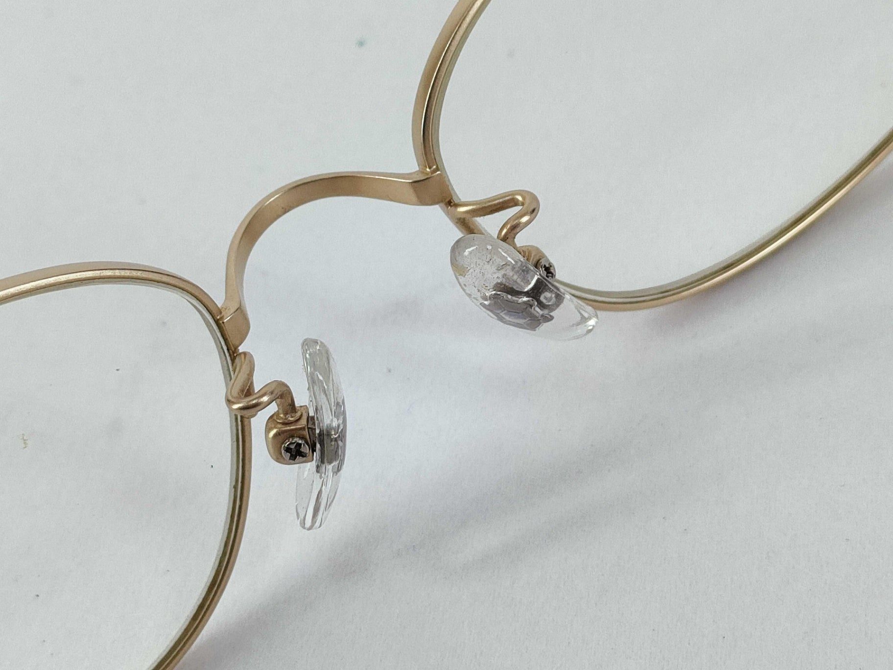 999.9 Four Nines 51018 Oval Eyeglasses Gold Tone Metal Frame Japan Luxury Eyewear