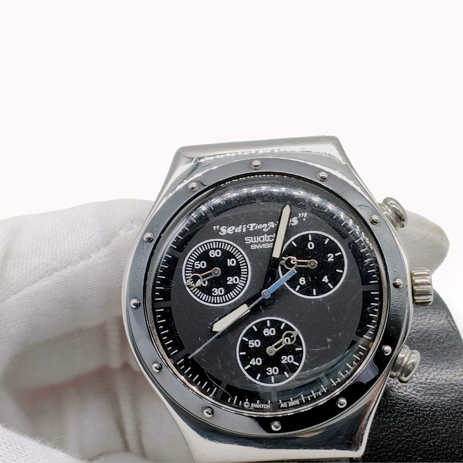 Swatch x Vivienne Westwood Seditionaries Watch AG 2001 Chronograph Authentic