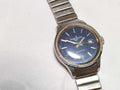 Vintage Ulysse Nardin 26mm Automatic Blue Roman Dial Steel Bracelet Watch 1970s
