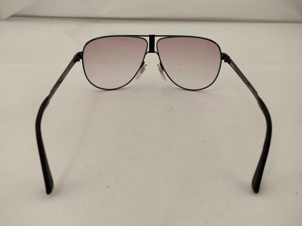 Dunhill 6043 91 Black Metal Aviator Sunglasses Gradient Lens Austria Luxury Case