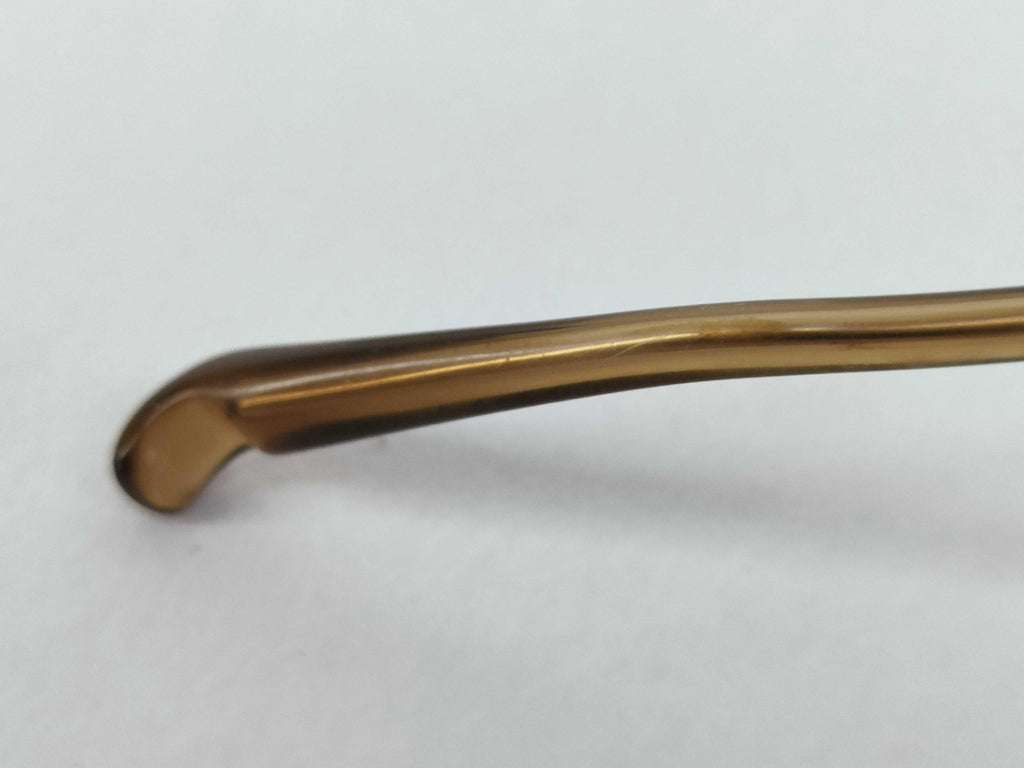 999.9 Four Nines 51018 Oval Eyeglasses Gold Tone Metal Frame Japan Luxury Eyewear