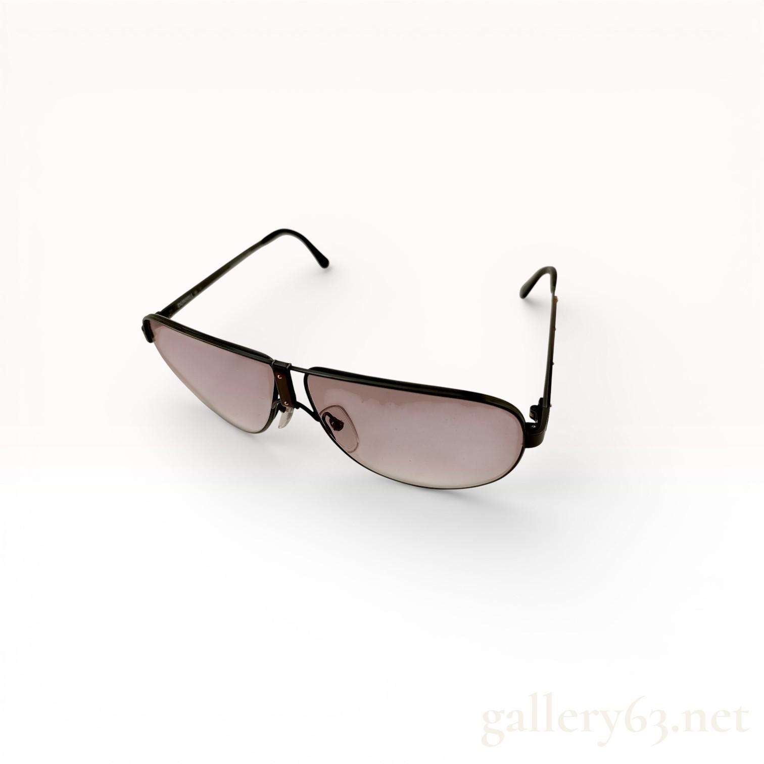 Dunhill 6043 91 Black Metal Aviator Sunglasses Gradient Lens Austria Luxury Case