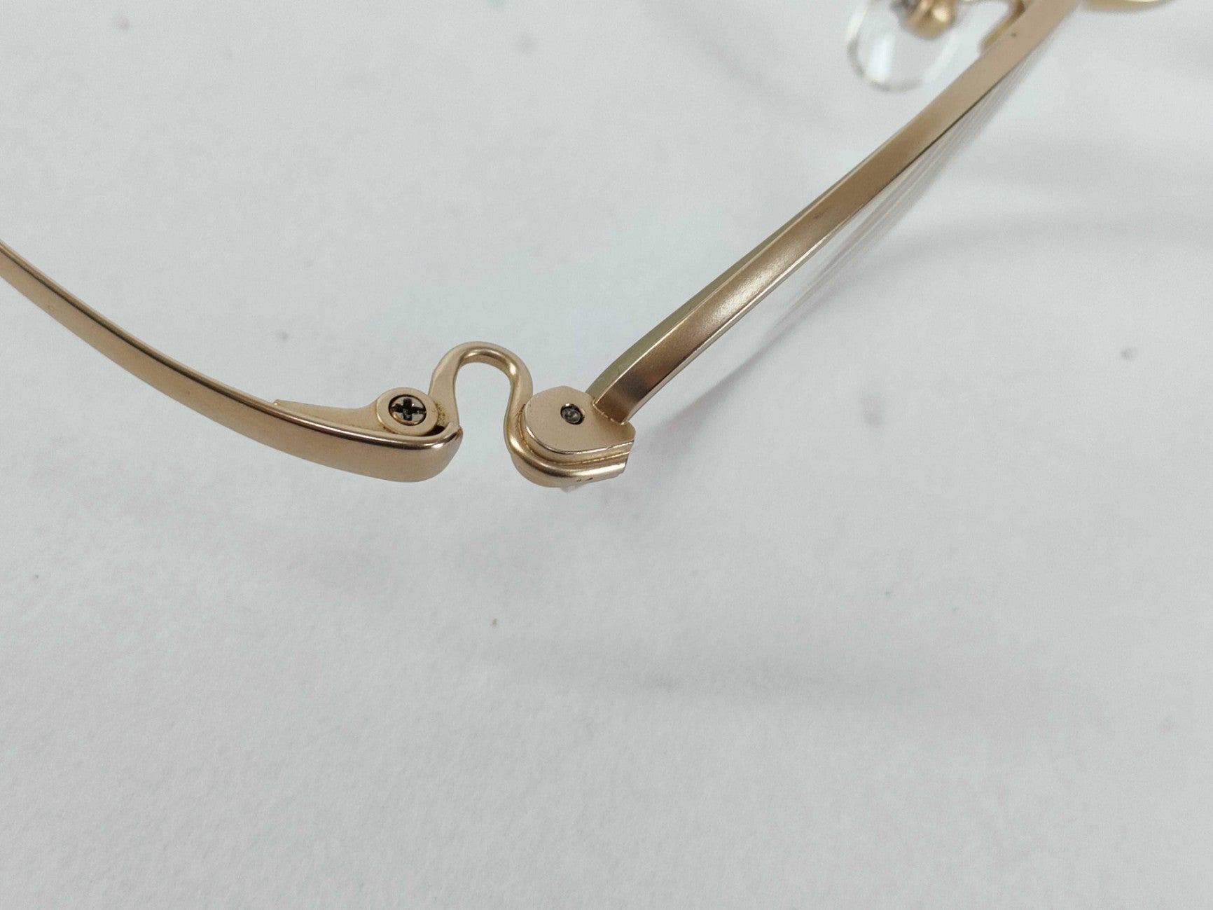 999.9 Four Nines 51018 Oval Eyeglasses Gold Tone Metal Frame Japan Luxury Eyewear