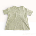 Hermes Vintage Pale Green Cotton T-Shirt Embroidered Crest Men M Women L 20" P2P