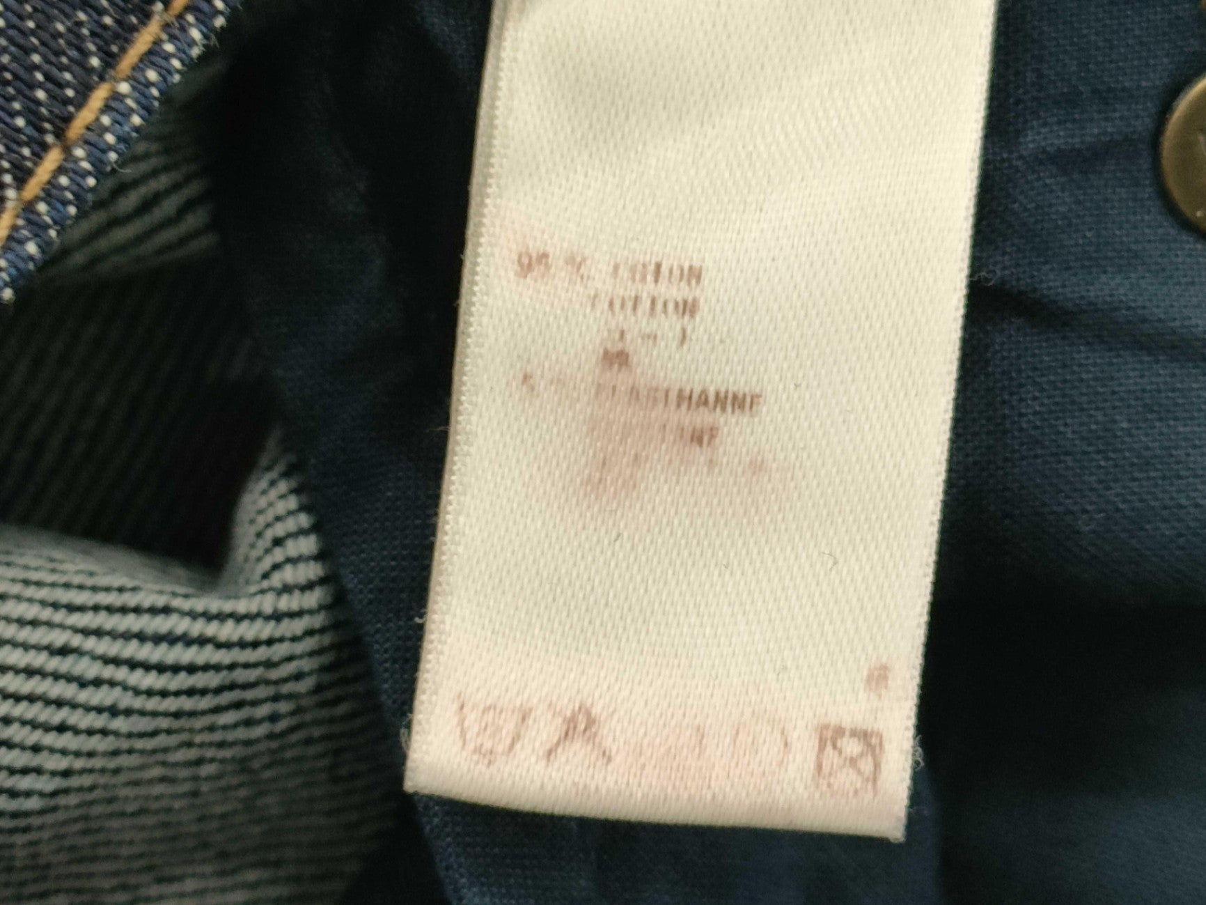 Louis Vuitton Dark Wash Denim Wide Leg Capri Jeans Contrast Stitch FR 36 US 4