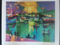 Jean-Claude Picot Un Soir D’Ete Seriolithograph 16.25x19.625 w/ COA