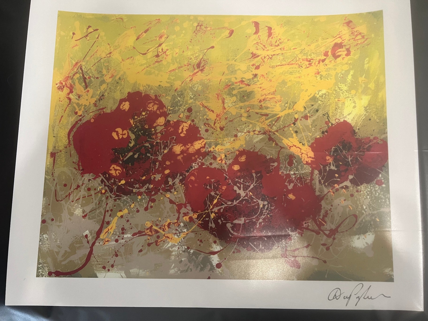 Alexander Chen Sunday Outing Seriolithograph 16.125x20.125 Plate Signed w/ COA