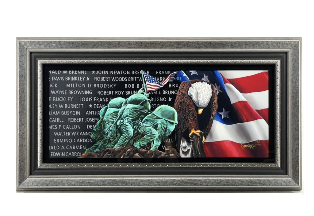 Michael Godard For Those Who Gave All 3-D Sculptograph Signed Numbered 124/200