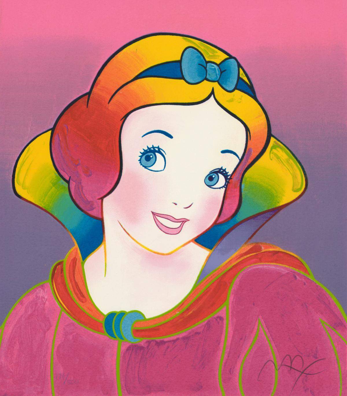 Peter Max Snow White Disney Suite Serigraph Signed Numbered 176/500 w/ COA