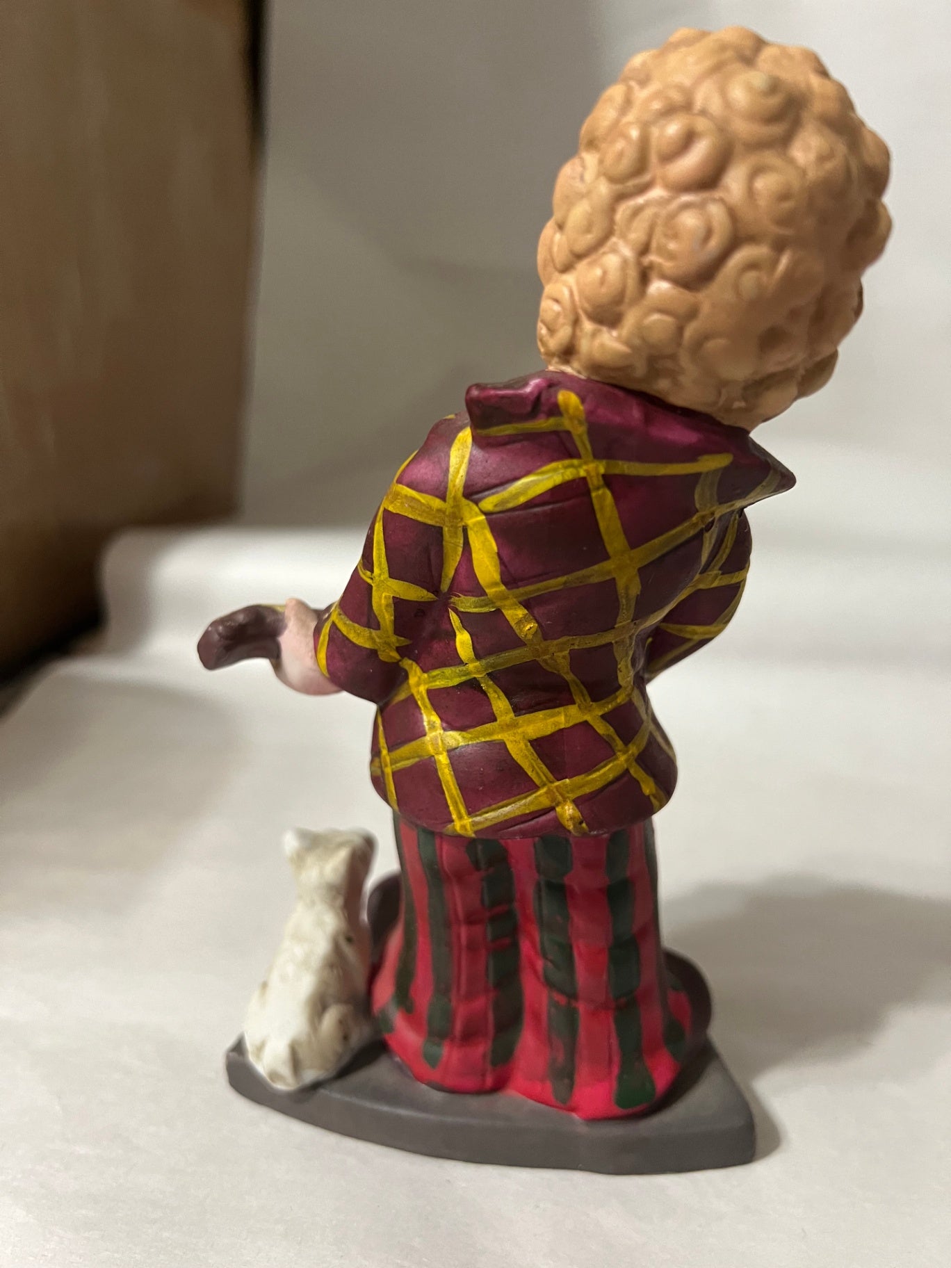 Lot of 4 Vintage Porcelain Musical Clown Figurines Circus Band Orchestra Kitsch