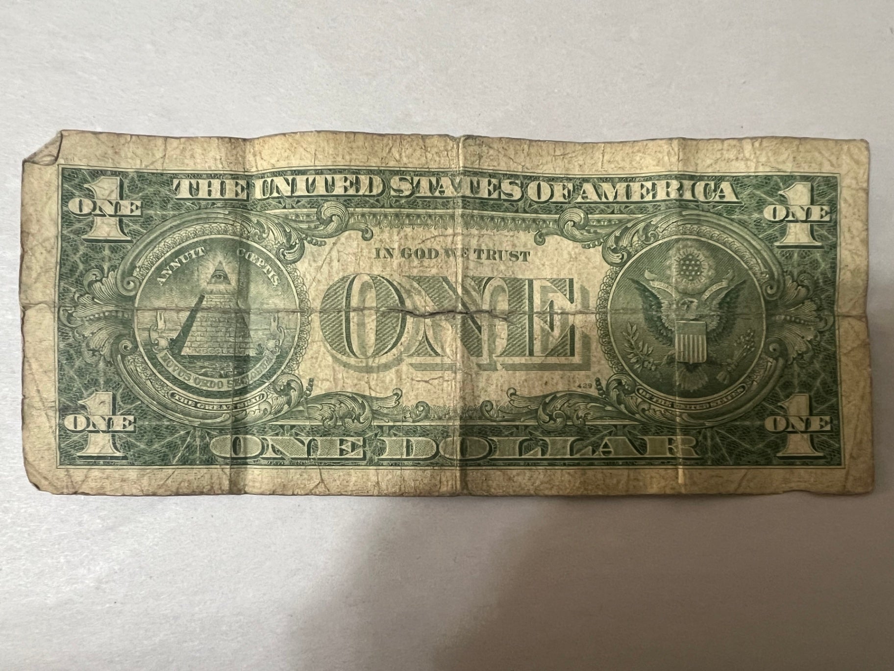 intage US Red Seal Note Lot $5 1928F & $2 1928D plus $1 Silver Cert 1957B