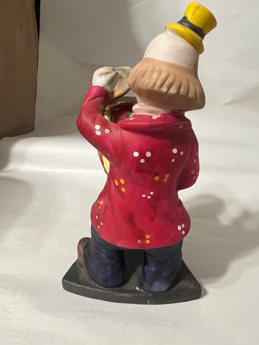 Lot of 4 Vintage Porcelain Musical Clown Figurines Circus Band Orchestra Kitsch