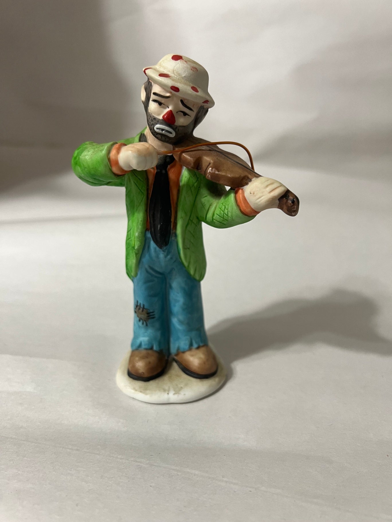 Lot of 4 Emmett Kelly Jr Flambro Figurines Weary Willie Hobo Clown Collection